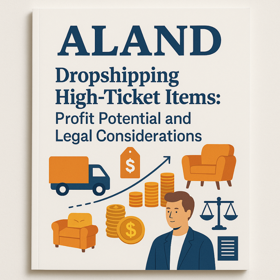 Dropshipping High-Ticket Items: Profit Potential and Legal Considerations